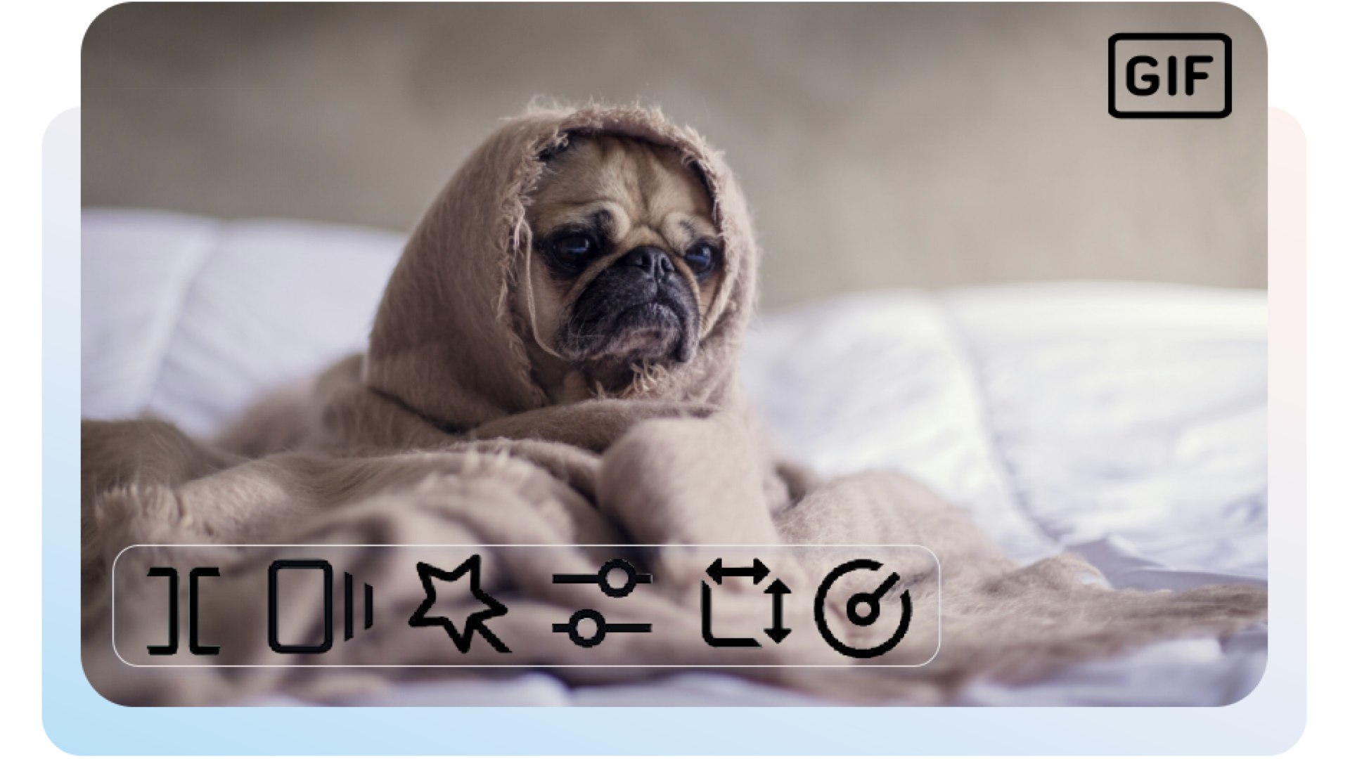 Versatile Editing Tools for Personalized GIF Creation