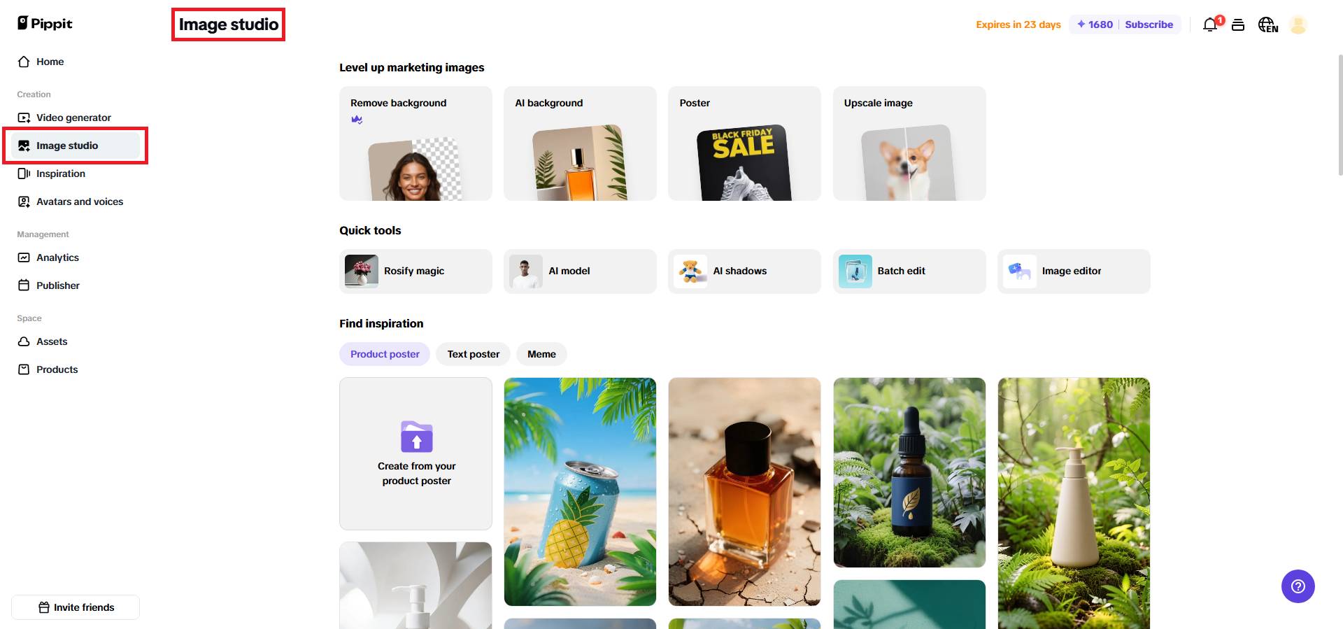 AI image & visual creation