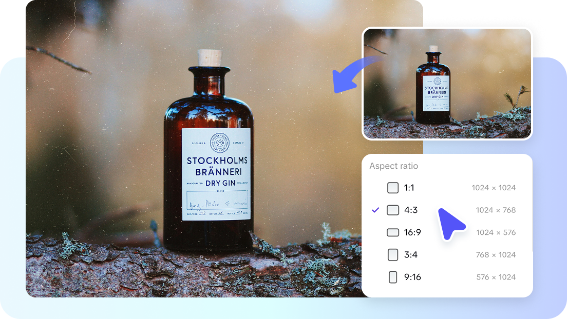 Обрезка фото в редакторе изображений