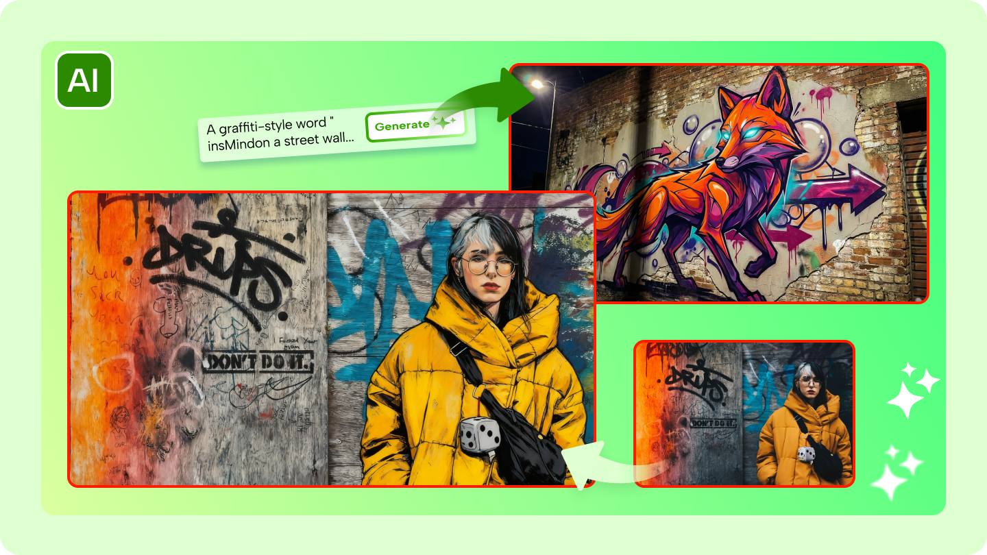 Create graffiti images