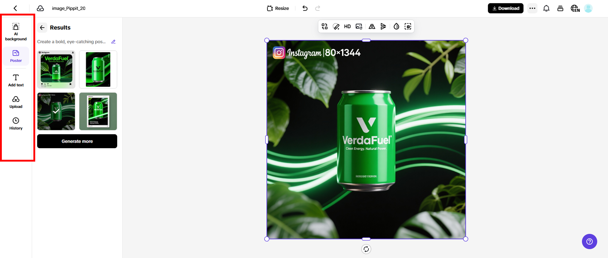 Customize your poster