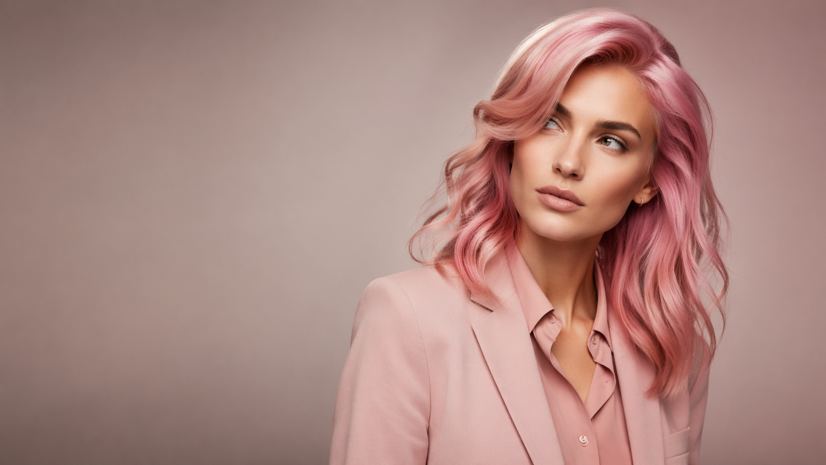 Dreamina Hair Color Prompts prompt exemplo 1: Pastel Pink Balayage