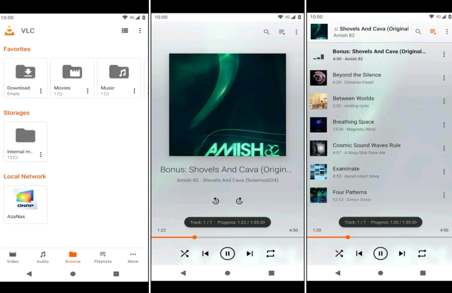 อินเทอร์เฟซของ VLC สำหรับ Android - SWF ยอดนิยมเป็นตัวแปลง MP4