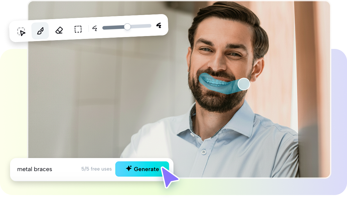 Target specific areas for editing