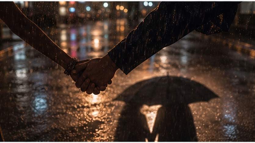 Cinematic Shadow Holding Hand Prompt Beispiel 4