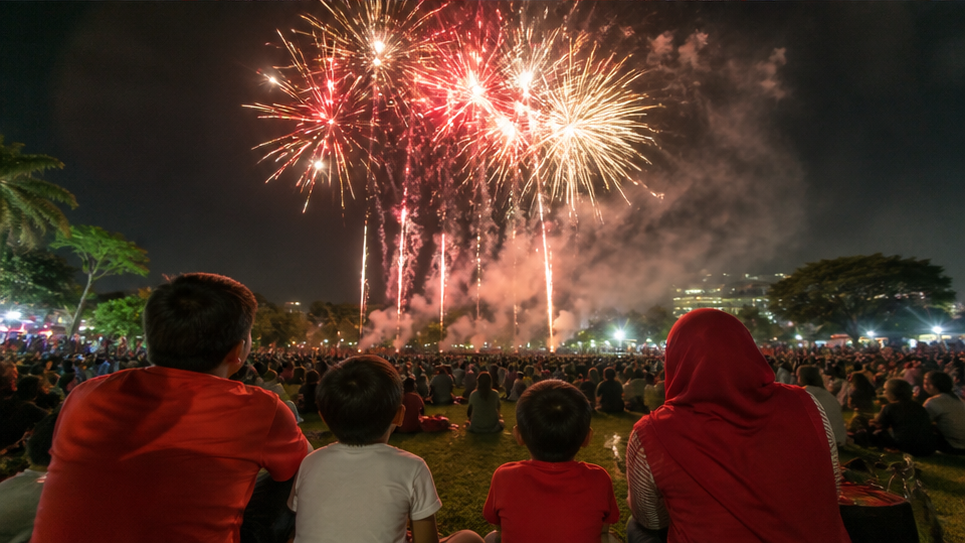 12 August Video Templates — Firework Celebration