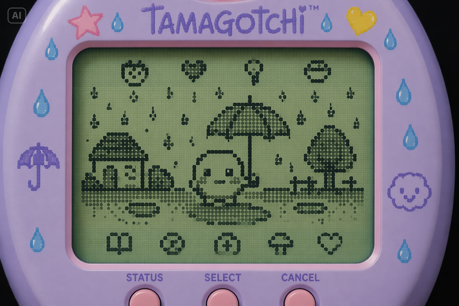 คุณสมบัติพร้อมท์สไตล์ AI Tamagotchi