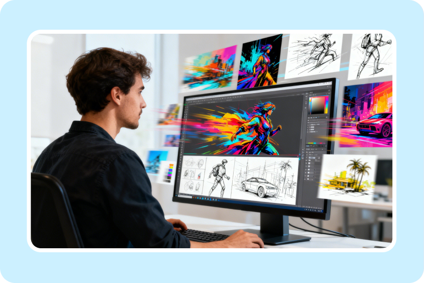 mempercepatkan aliran kerja dengan penciptaan segera