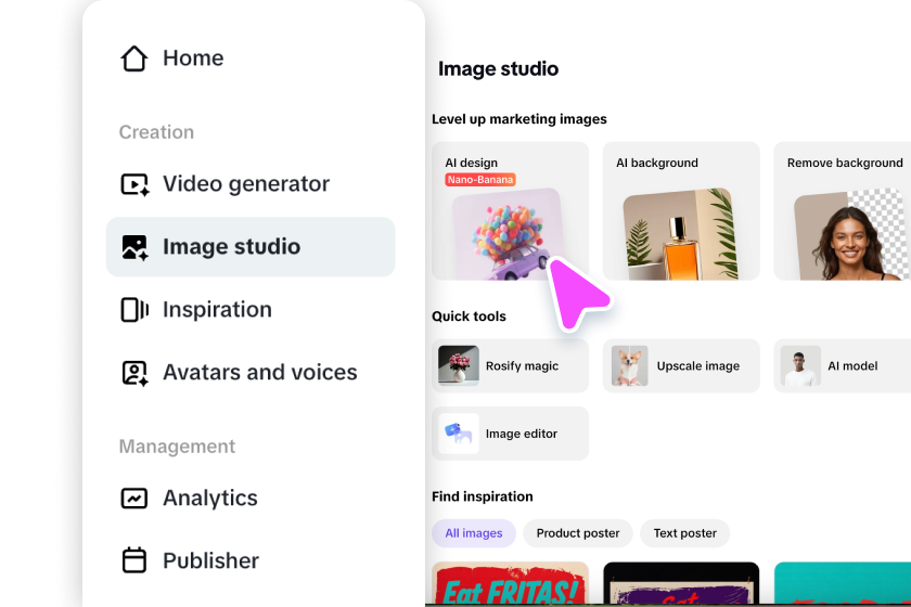 Opening AI design tool