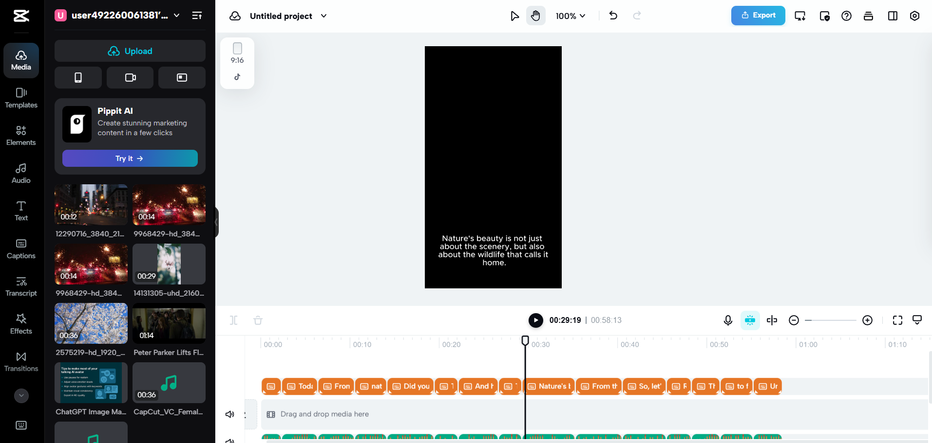 Easy editing with drag and drop feature