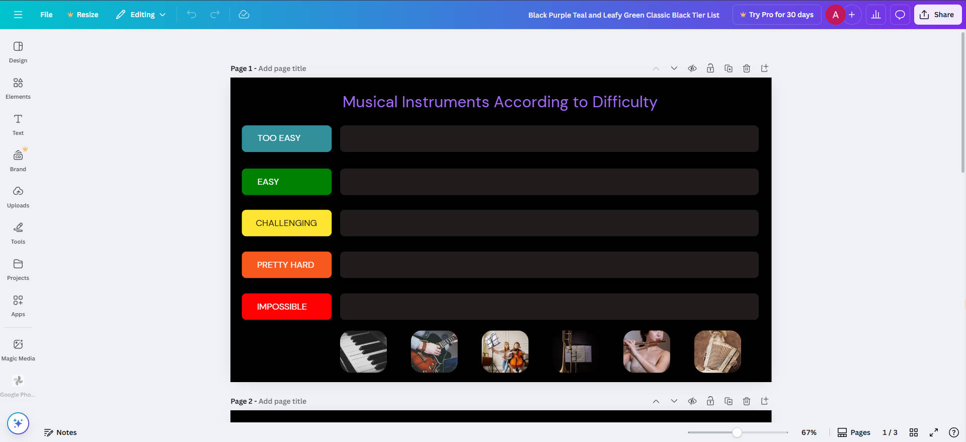 create a tier list free