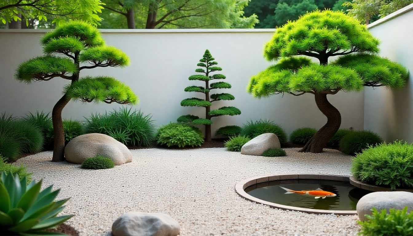 Zen garden retreat design