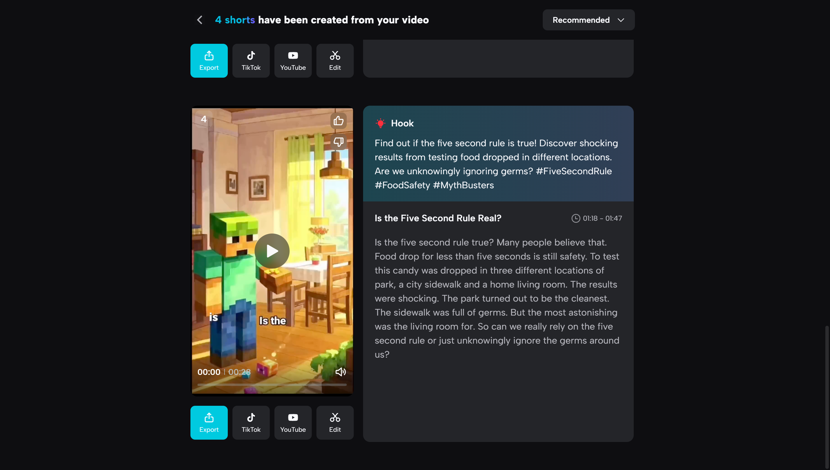 The interface of CapCut desktop video editor - the best software to edit YouTube Shorts