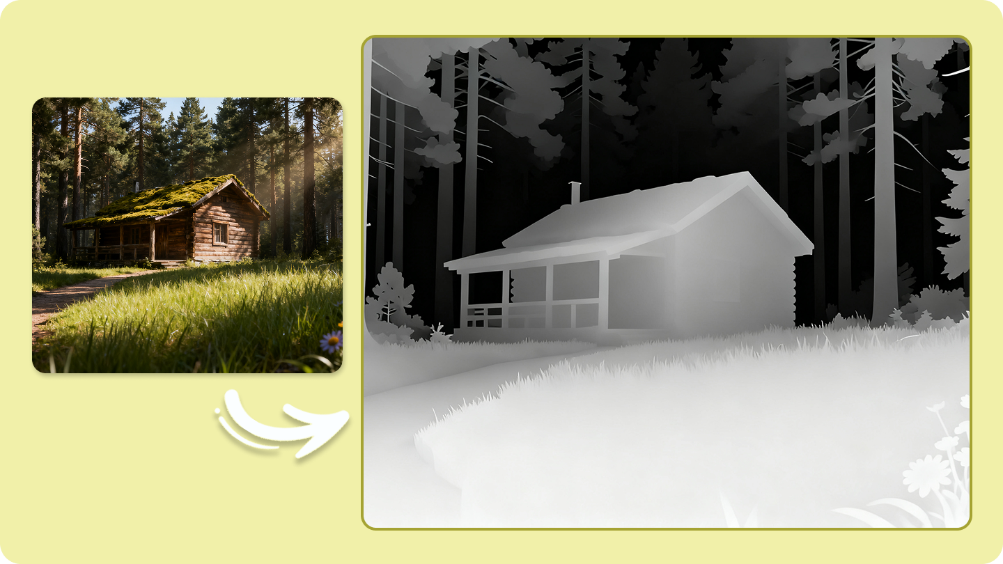 image to depth map