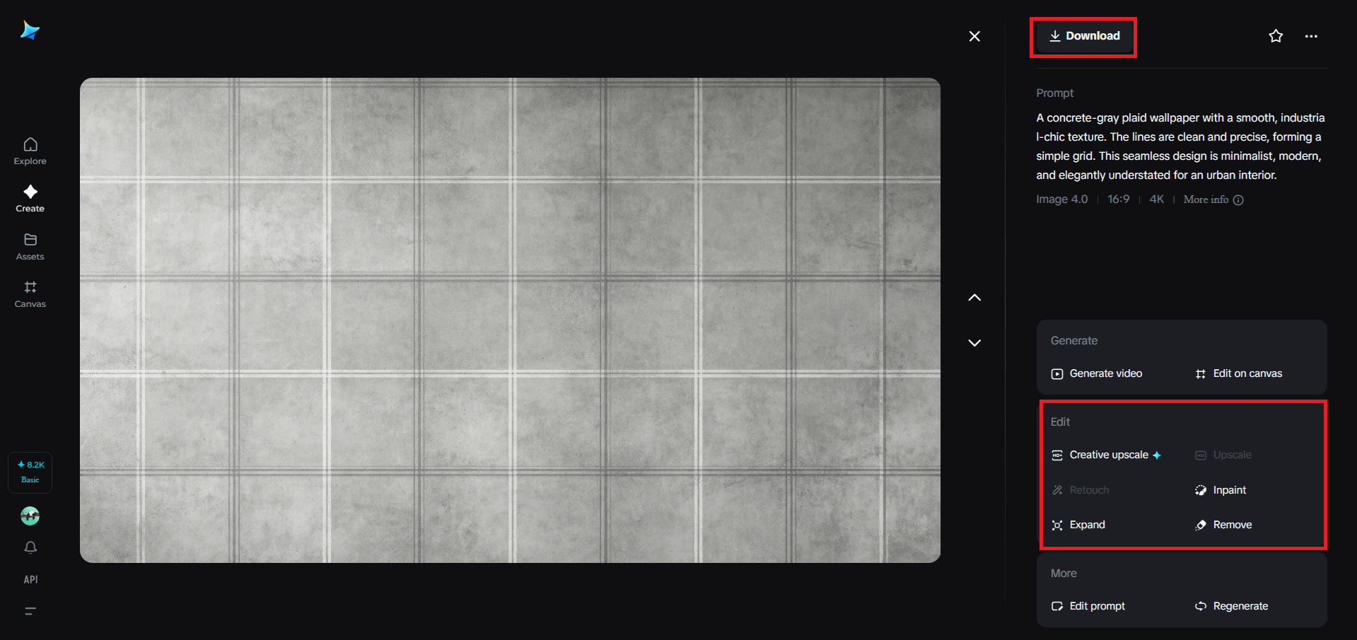 Edit and download your final design