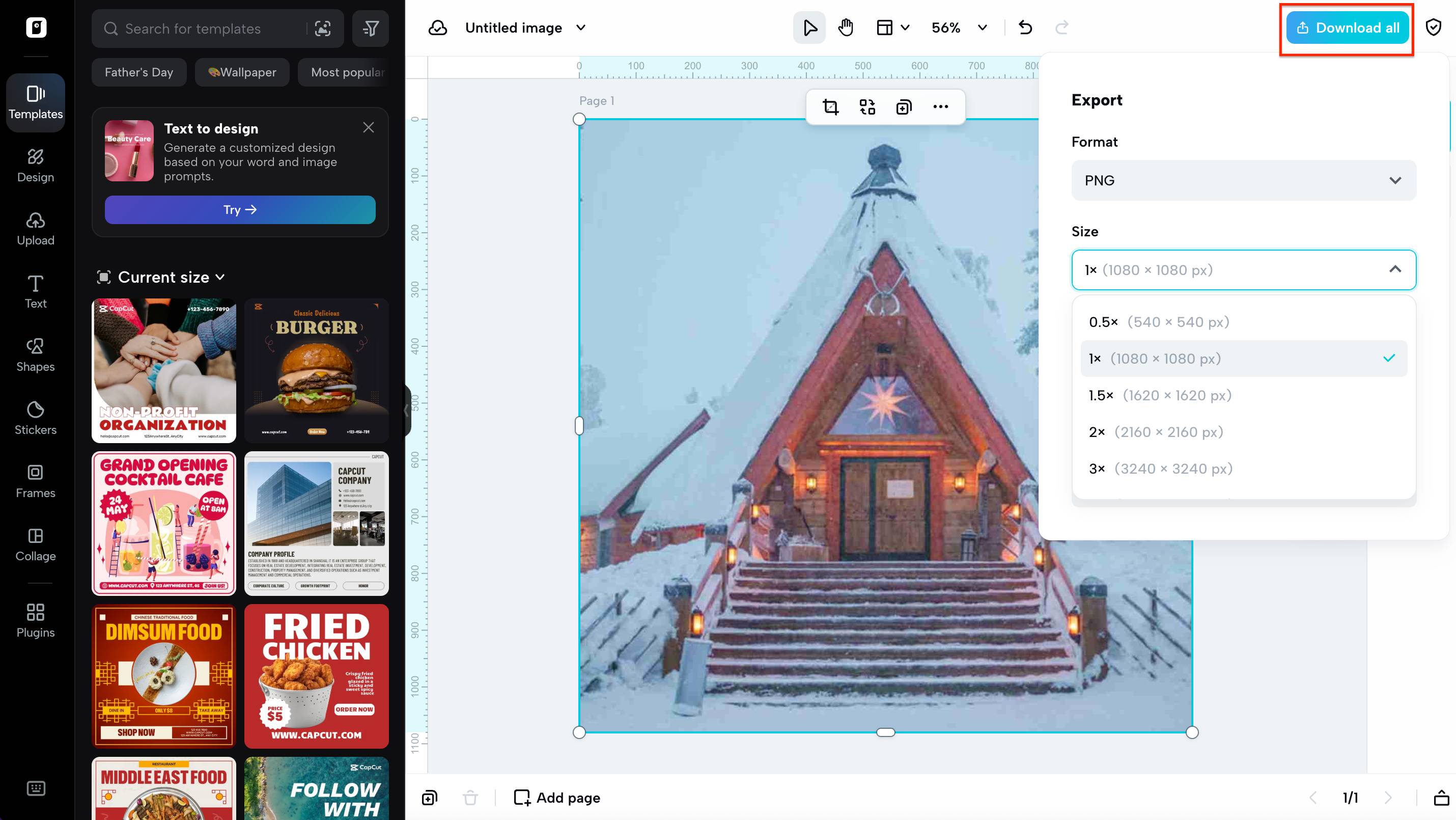Export your image