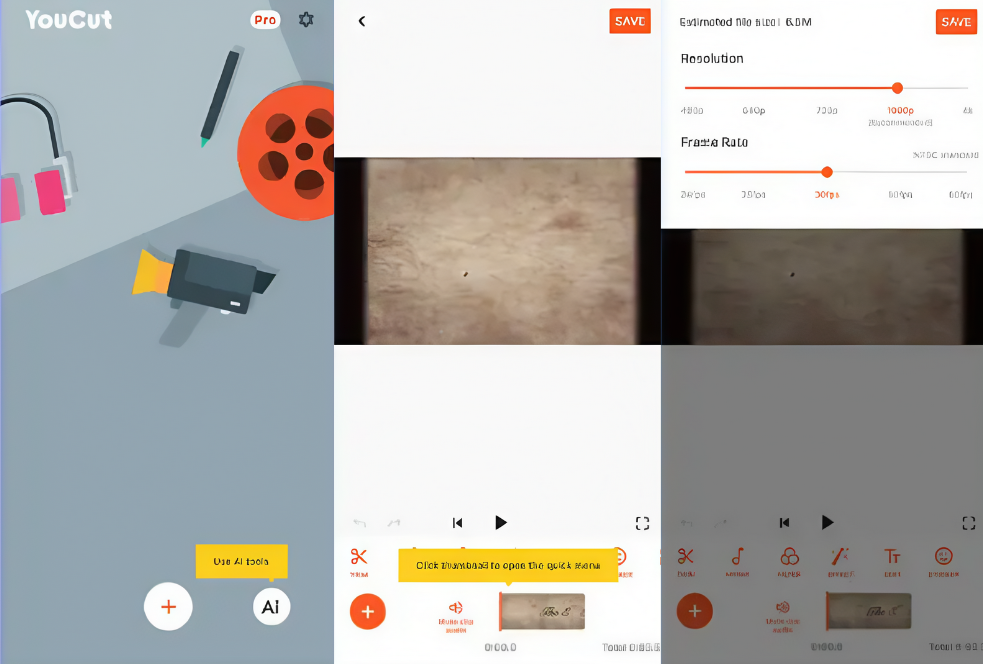 Create lyric videos in YouCut