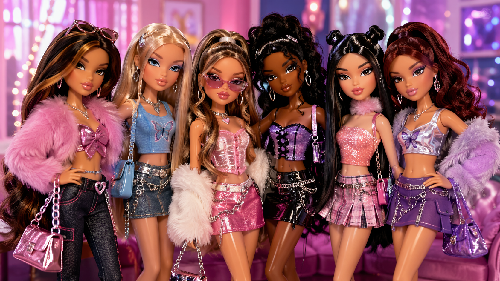 Dreamina Bratz Filter Prompt Beispiel 6: Fashion Doll Friend Group