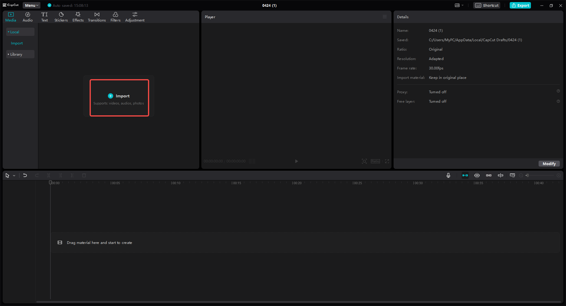 Upload videos