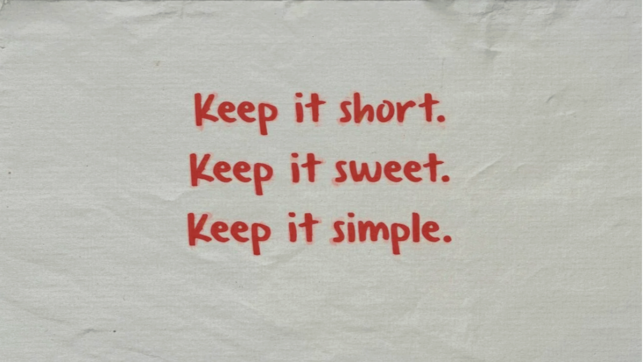 Keep it short and easy to remember