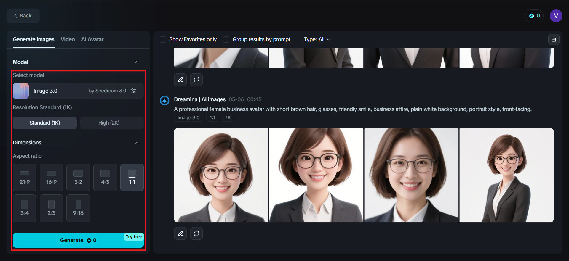 Tạo hình đại diện của bạn