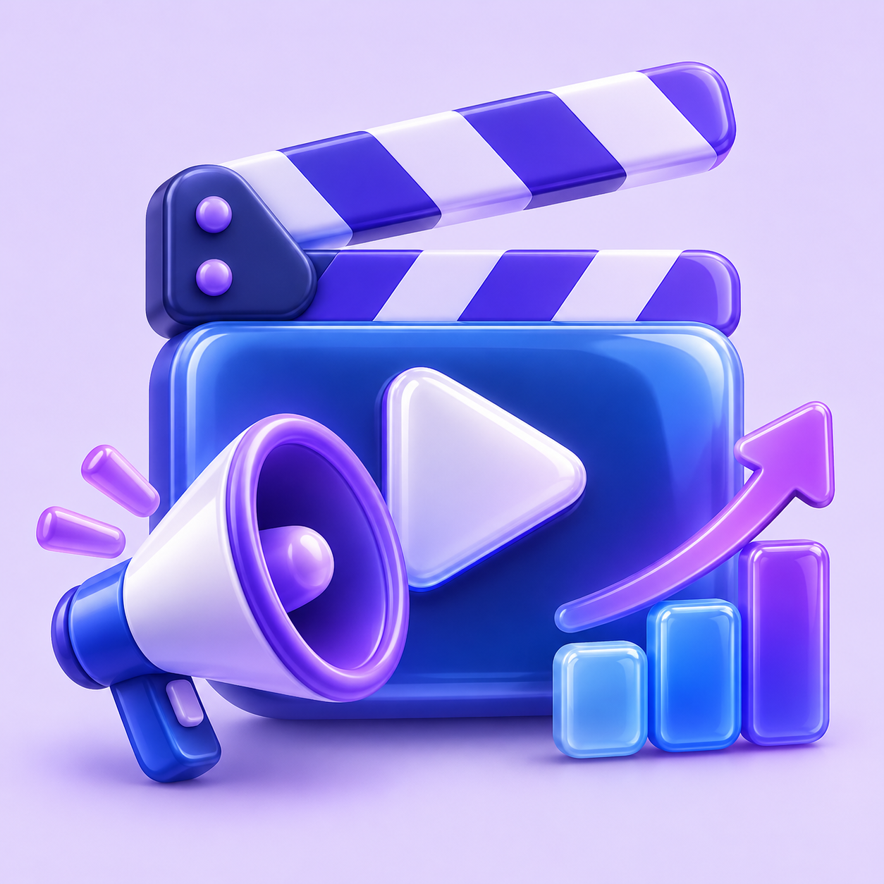 Original icon for video marketing