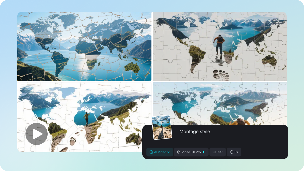  video montage from photo