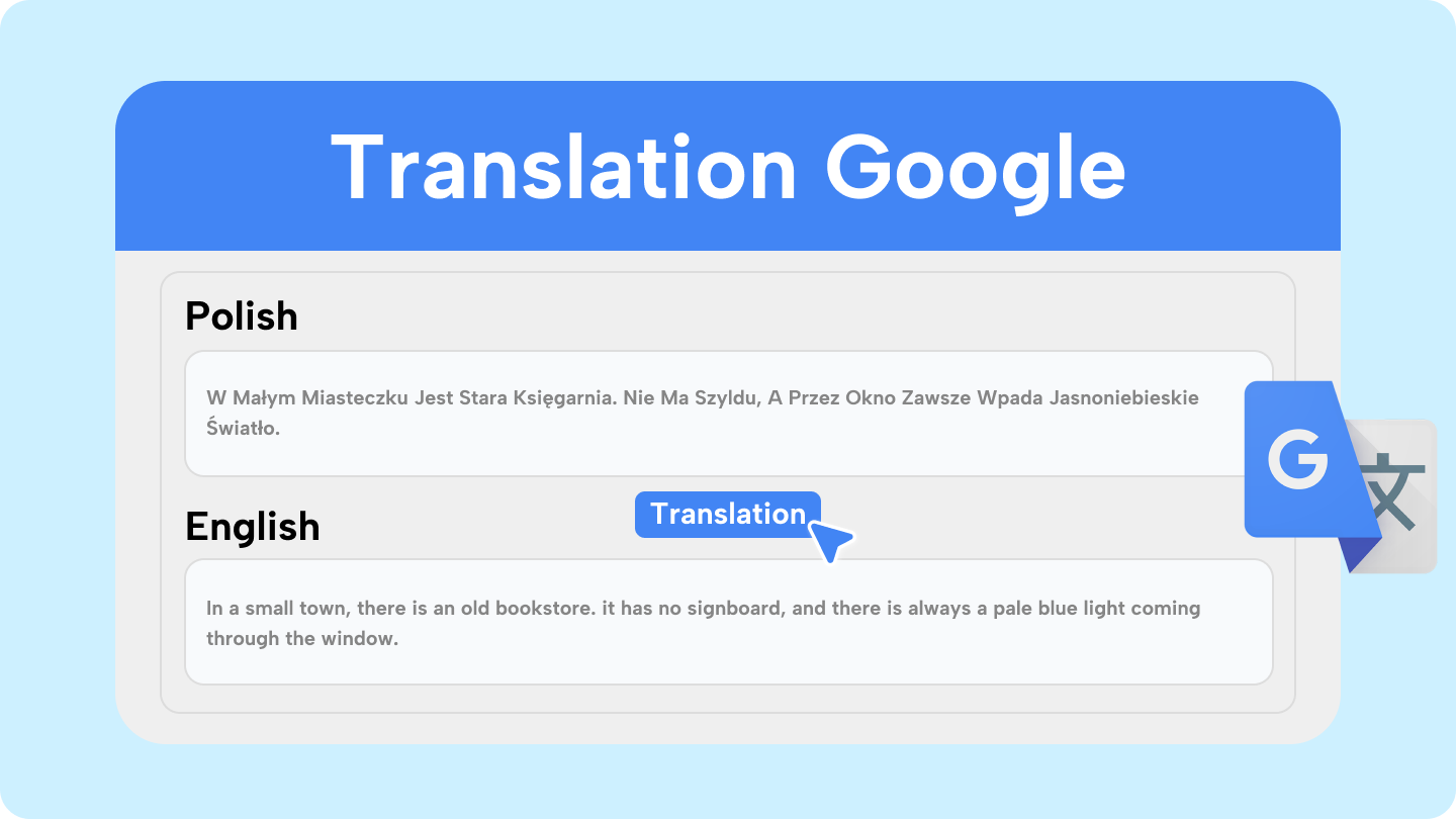 polish to english translation google