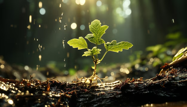 Nature growth timelapse image