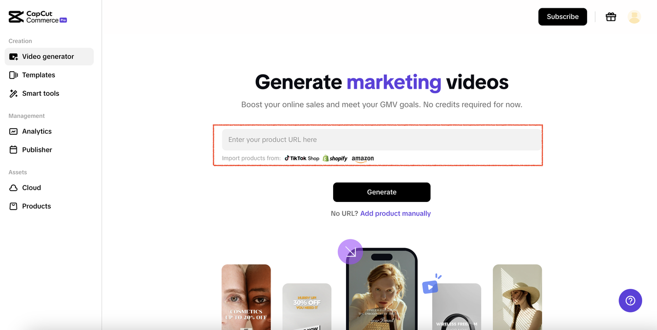 URL sa promo na video