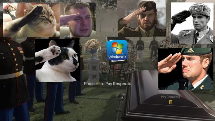 Press F to pay respects meme