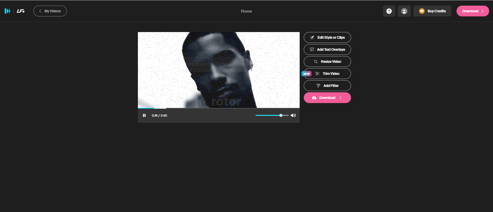 create video with song