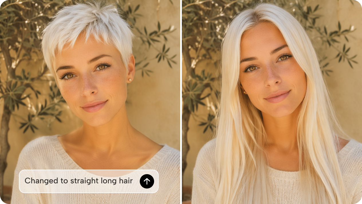 Edit and customize hairstyles precisely with Interactive editing