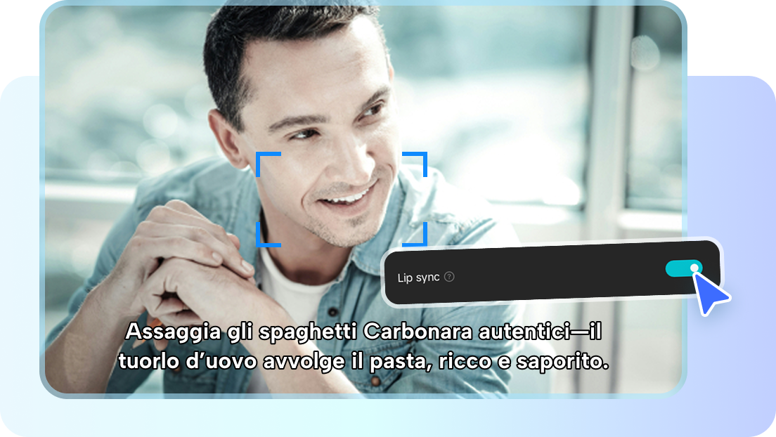  Lip-sync English to Italian translation