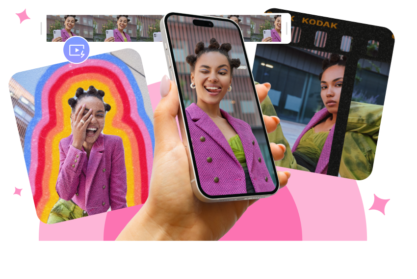 Creative focused on visually stunning edits