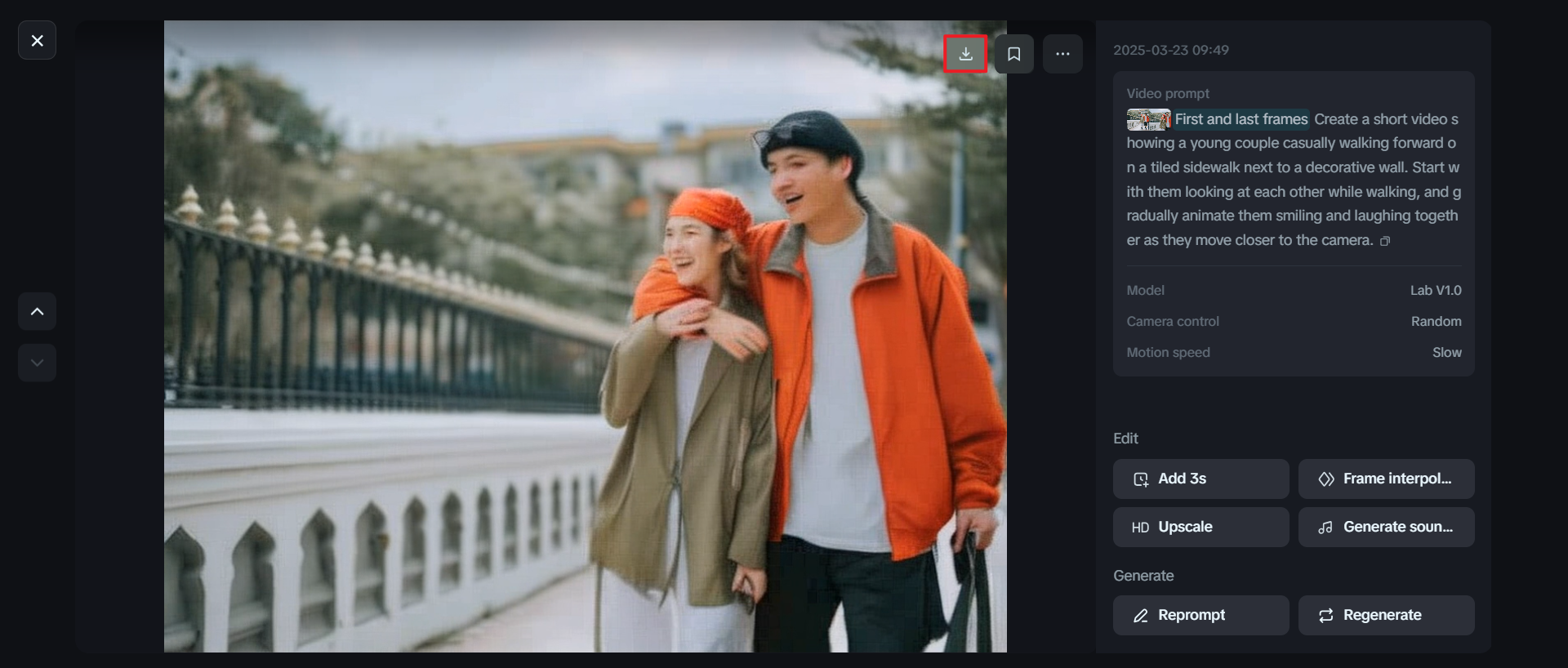Trasforma foto in video online gratis con AI