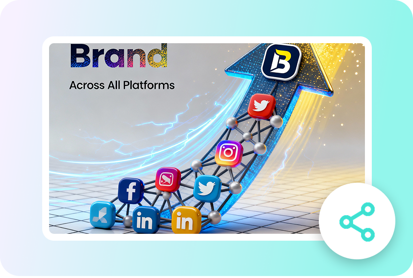  Boost brand visibility across social platforms.