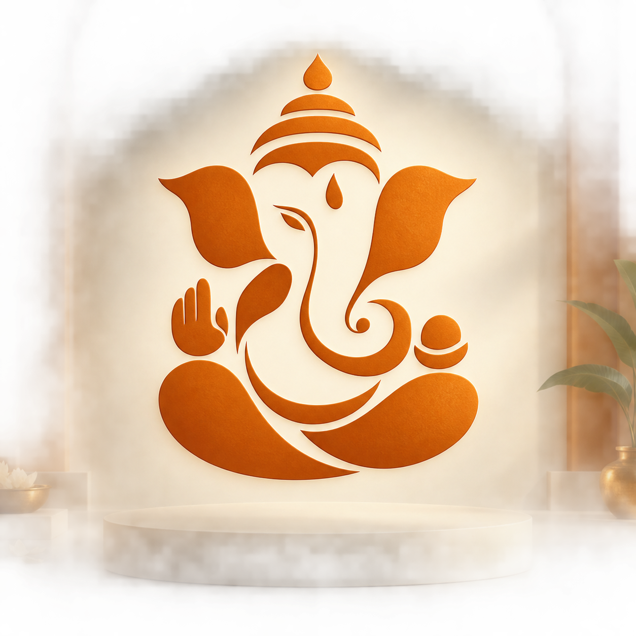 Gesaan Logo Ganesh - Persembahan logo boleh skala