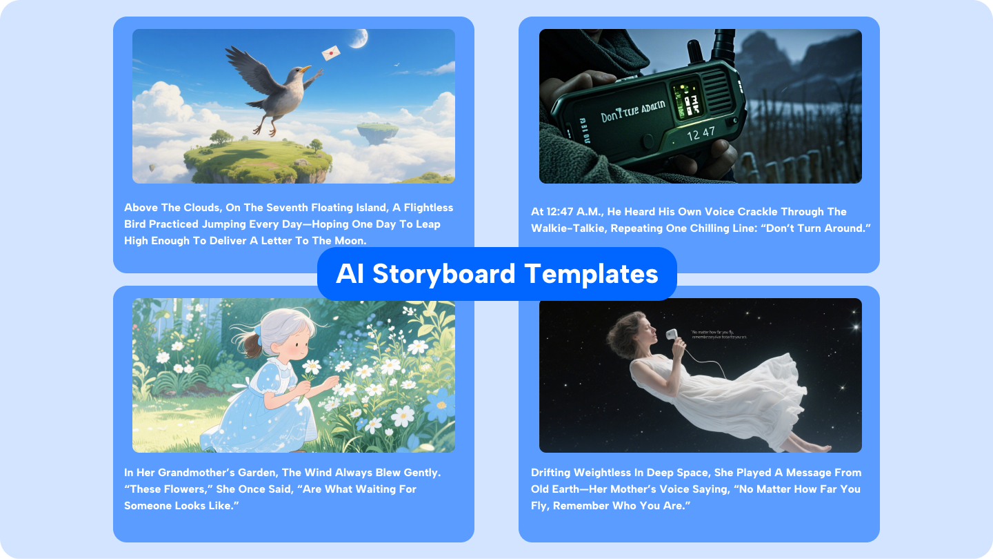 storyboard template ai