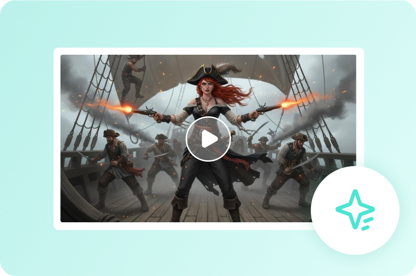  AI-kampvideo utan animationsverktyg