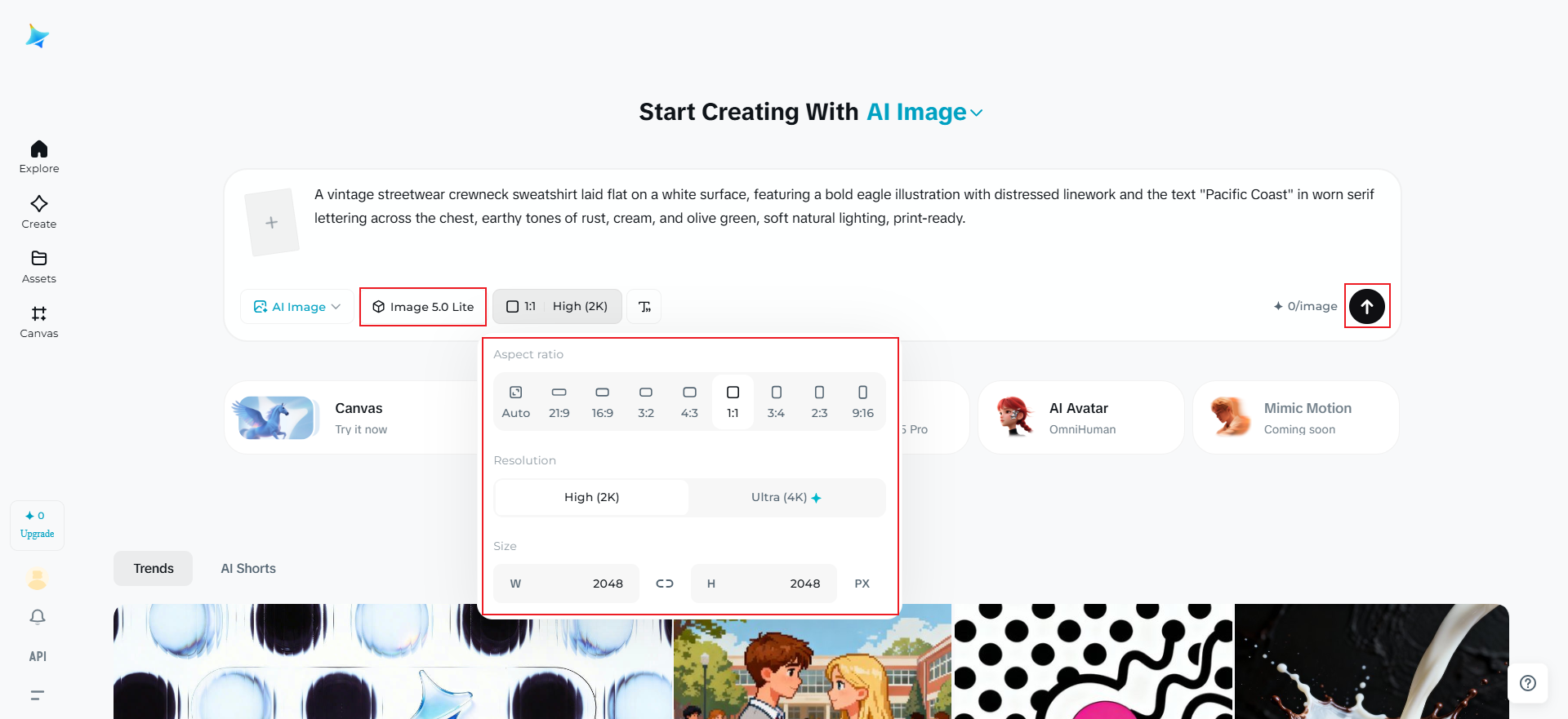 Generate your design