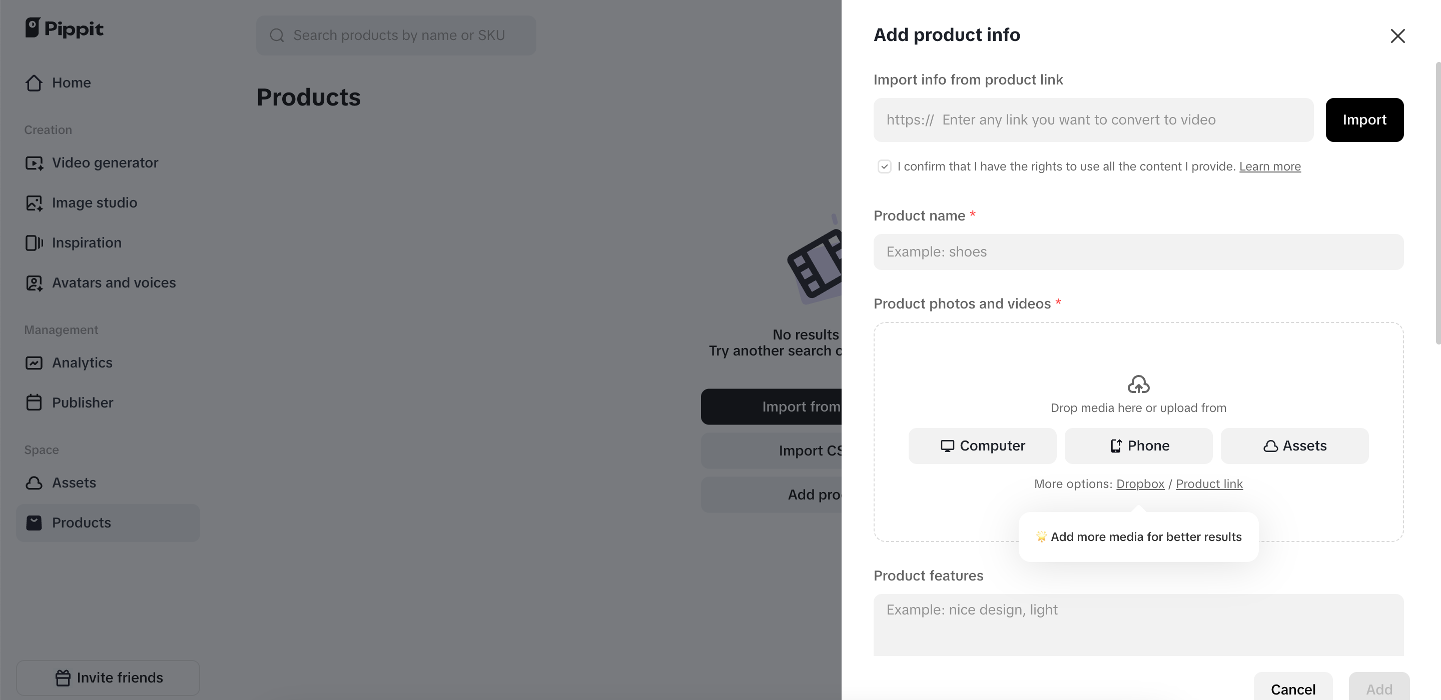 Seamless connection with e-commerce