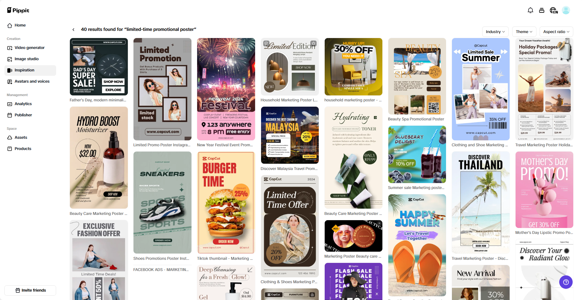 Customizable templates