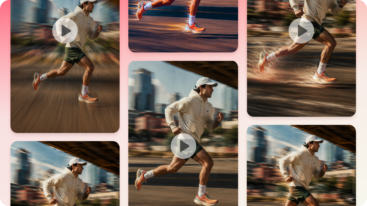 Explore multiple motion blur ideas with an AI Agent
