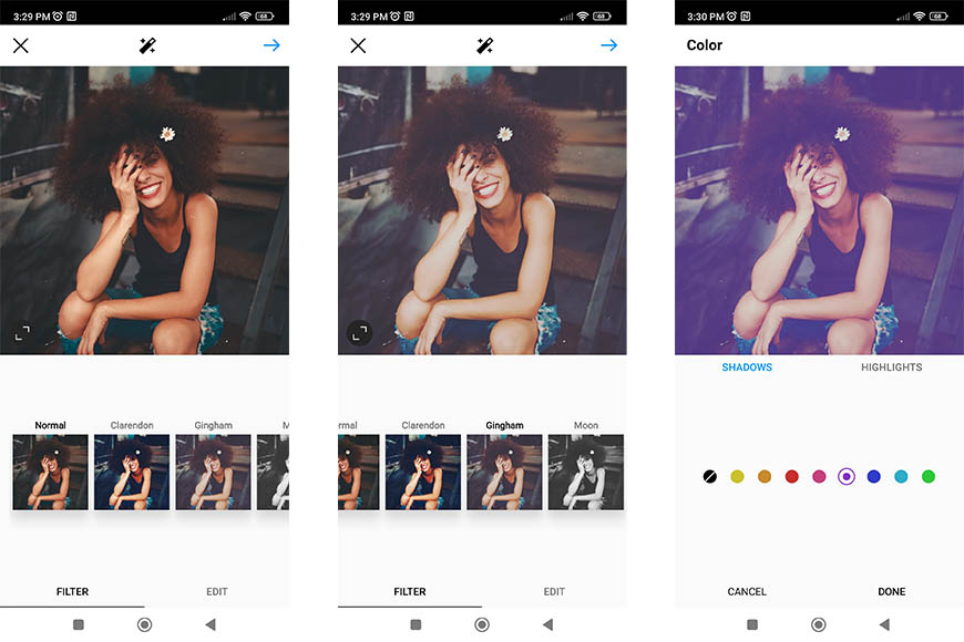 Instagram filters