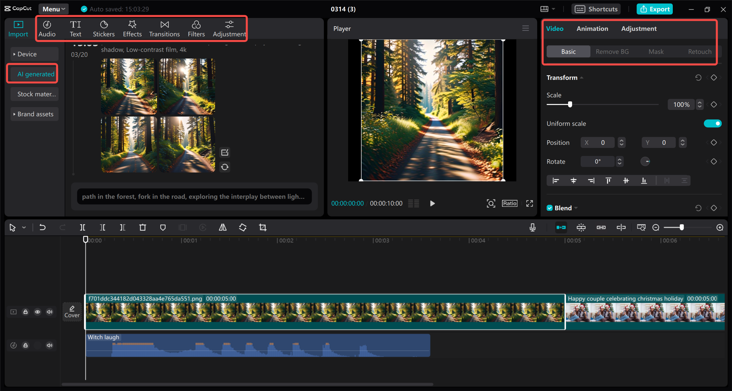 Edit your video