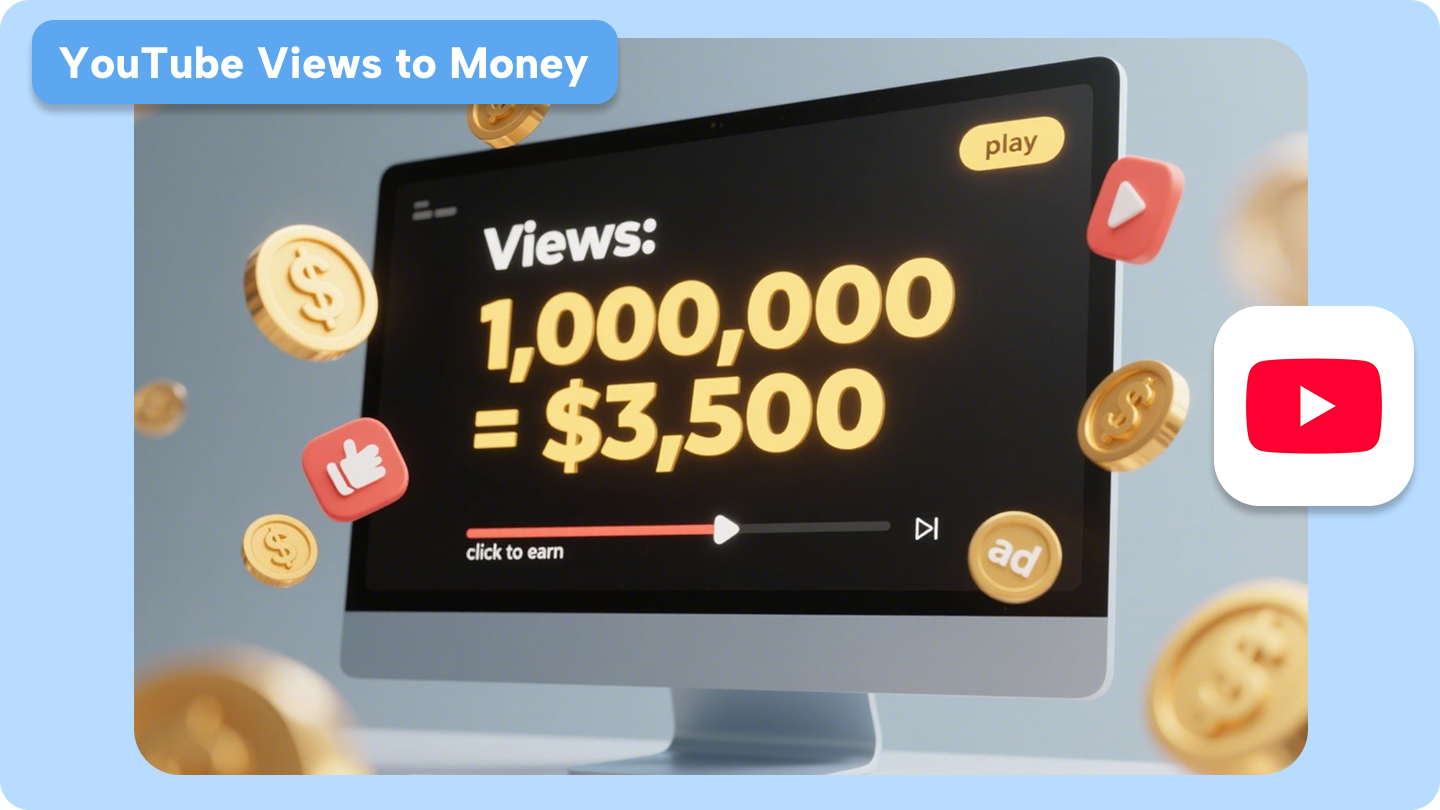 kalkulator YouTube views kepada wang