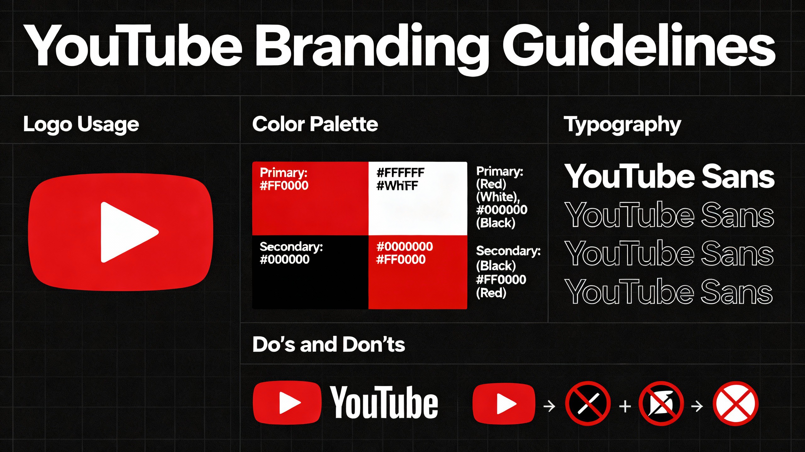 YouTube branding guideline