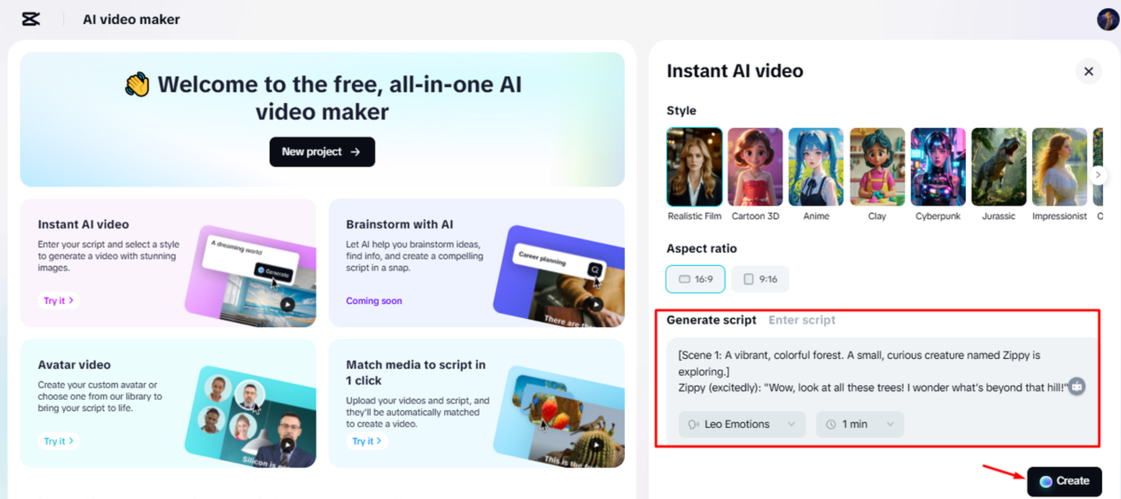 Schreiben Sie ein Skript