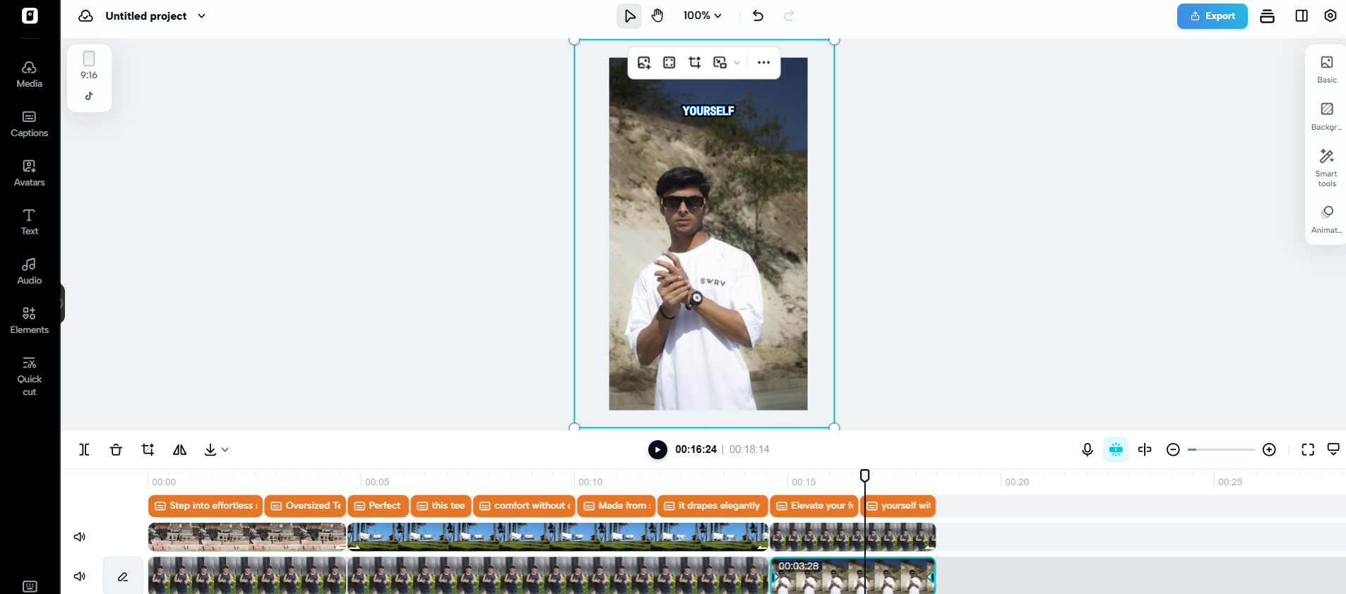 Multi-track video editor